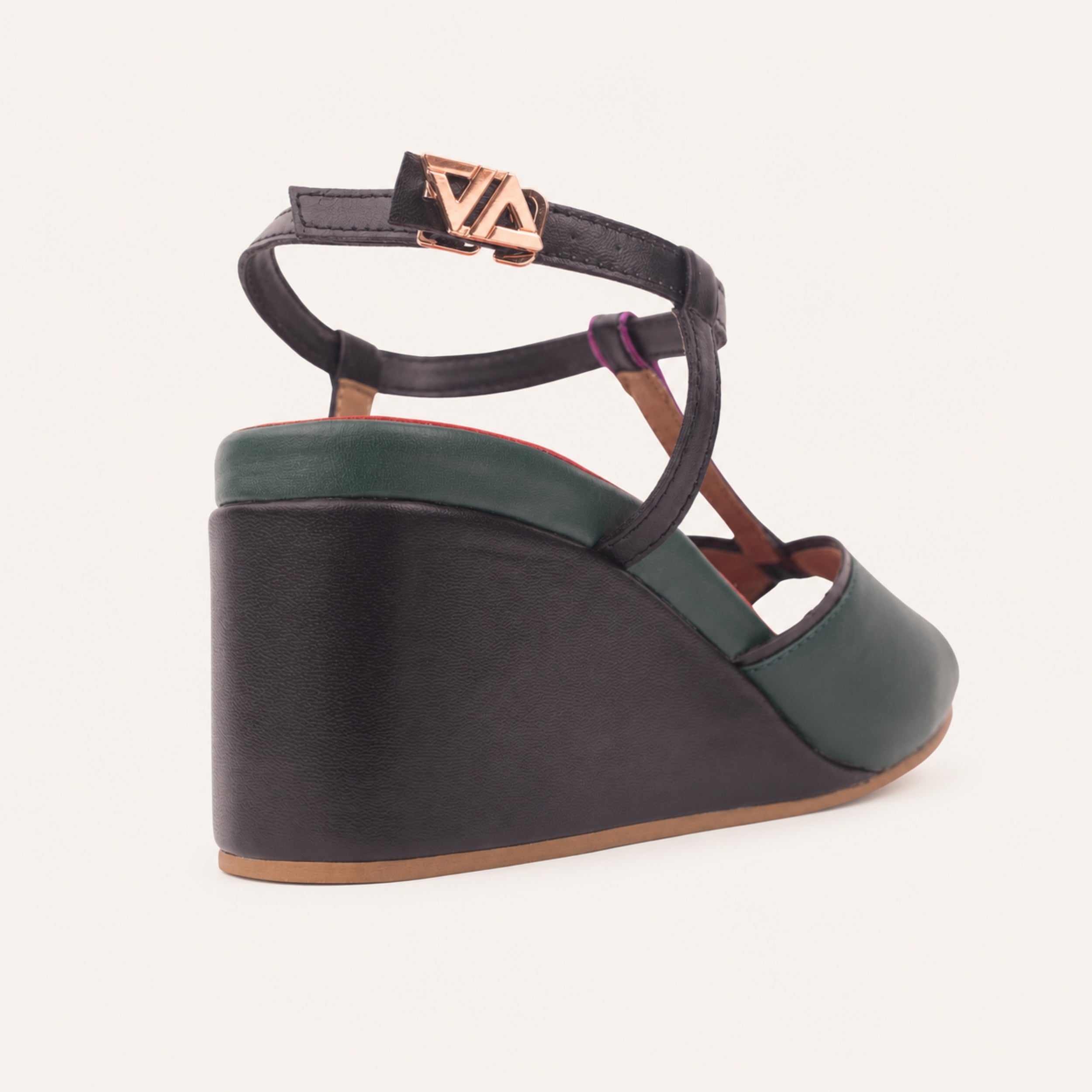 Daydream Jade Grove T strap wedge platform