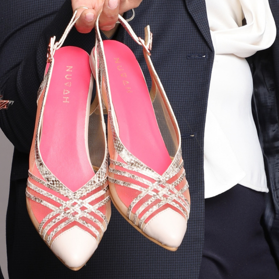 "Rani" pink insoles