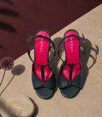 Daydream Jade Grove T strap wedge platform