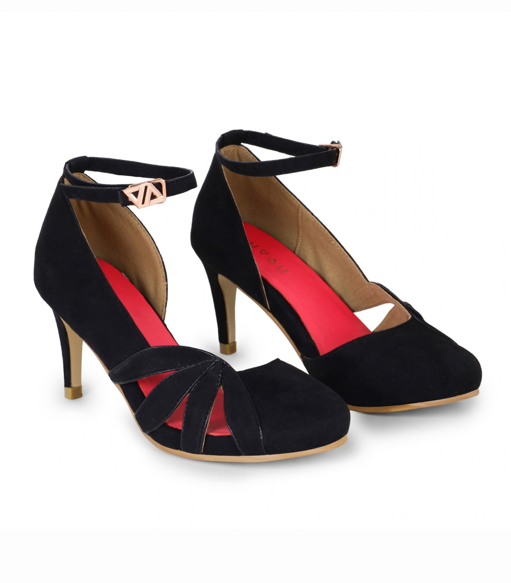 Gulshan Kalika - Black D'orsay pencil heel