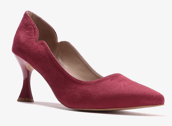 Wine red heels