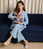Mehfil Jashn - Pewter and Gunmetal cone heel
