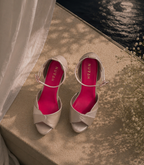 Muse Moonlight light golden and silver stiletto