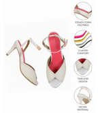 Roshni Chandni -  White stiletto heel